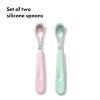 imageOXO Tot Feeding Spoon Set with Soft Silicone  Opal and Blossom