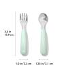imageOXO Tot Fork and Spoon Set  BlossomOpal