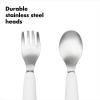 imageOXO Tot Fork and Spoon Set  BlossomPink