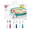 imageOXO Tot Fork and Spoon Set  BlossomTot Navy