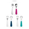 imageOXO Tot Fork and Spoon Set  BlossomTot Navy