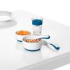 imageOXO Tot Plastic Fork and Spoon Set  Opal and DuskNavy