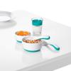 imageOXO Tot Plastic Fork and Spoon Set  Opal and DuskTeal