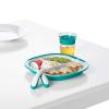imageOXO Tot Plastic Fork and Spoon Set  Opal and DuskTeal