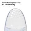 imageOXO Tot Silicone SelfFeeder 2 Pack  Opal and BlossomOpalBlossom