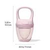 imageOXO Tot Silicone SelfFeeder 2 Pack  Opal and BlossomOpalBlossom