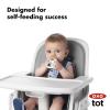 imageOXO Tot Silicone SelfFeeder 2 Pack  Opal and BlossomTealPink