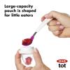 imageOXO Tot Silicone SelfFeeder 2 Pack  Opal and BlossomTealPink