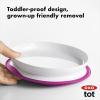 imageOXO Tot Stick and Stay Suction Plate  DuskPink