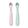 imageOXO Tot Feeding Spoon Set with Soft Silicone  Opal and Blossom