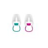 imageOXO Tot Silicone SelfFeeder 2 Pack  Opal and BlossomTealPink