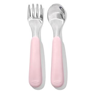 imageOXO Tot Fork and Spoon Set  BlossomBlossom