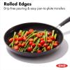 imageOXO Good Grips 12quot Frying Pan Skillet 3Layered German Engineered Nonstick Coating Stainless Steel Handle with Nonslip Silicone BlackBlack
