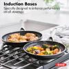 imageOXO Good Grips 12quot Frying Pan Skillet 3Layered German Engineered Nonstick Coating Stainless Steel Handle with Nonslip Silicone BlackBlack
