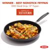 imageOXO Good Grips 12quot Frying Pan Skillet 3Layered German Engineered Nonstick Coating Stainless Steel Handle with Nonslip Silicone BlackBlack