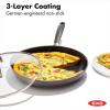 imageOXO Good Grips 12quot Frying Pan Skillet 3Layered German Engineered Nonstick Coating Stainless Steel Handle with Nonslip Silicone BlackBlack