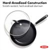 imageOXO Good Grips 12quot Frying Pan Skillet 3Layered German Engineered Nonstick Coating Stainless Steel Handle with Nonslip Silicone BlackBlack
