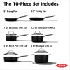 imageOXO Good Grips 12quot Frying Pan Skillet 3Layered German Engineered Nonstick Coating Stainless Steel Handle with Nonslip Silicone BlackBlack