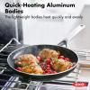 imageOXO Good Grips 12quot Frying Pan Skillet 3Layered German Engineered Nonstick Coating Stainless Steel Handle with Nonslip Silicone BlackBlack