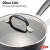 imageOXO Good Grips 1QT and 2QT Saucepan Pot Set with Lids 3Layered German Engineered Nonstick Coating Stainless Steel Handles with Nonslip Silicone Black2 Quarts