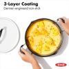 imageOXO Good Grips 1QT and 2QT Saucepan Pot Set with Lids 3Layered German Engineered Nonstick Coating Stainless Steel Handles with Nonslip Silicone Black6 Quarts