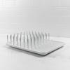 imageOXO Good Grips Compact Dish Rack Biscuit 1334quot x 1038quot x 312quot h for Storage