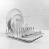 imageOXO Good Grips Compact Dish Rack Biscuit 1334quot x 1038quot x 312quot h for Storage
