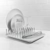 imageOXO Good Grips Compact Dish Rack Biscuit 1334quot x 1038quot x 312quot h for Storage