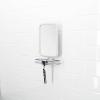 imageOXO Good Grips Fogless Shower Mirror Chrome 68quot Length x 25quot Width x 10quot HeightWhite
