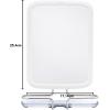 imageOXO Good Grips Fogless Shower Mirror Chrome 68quot Length x 25quot Width x 10quot HeightWhite