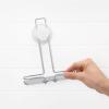imageOXO Good Grips Fogless Shower Mirror Chrome 68quot Length x 25quot Width x 10quot HeightWhite