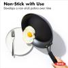 imageOXO Obsidian PreSeasoned Carbon Steel 12quot Frying Pan Skillet with Removable Silicone Handle Holder Induction Oven Safe BlackBlack