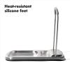 imageOXO Spoon Rest with Lid Holder 3x4x1in Stainless Steel