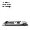 imageOXO Spoon Rest with Lid Holder 3x4x1in Stainless Steel