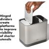 imageOXO Good Grips Adjustable Stainless Steel Holder  SmallLarge Utensil Holder