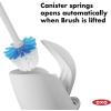 imageOXO Good Grips Compact Toilet Brush ampamp Canister  GrayGray