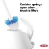 imageOXO Good Grips Compact Toilet Brush ampamp Canister  GrayWhite