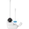 imageOXO Good Grips Set Toilet Brush ampamp Plunger Combo Natural rubber WhiteSet