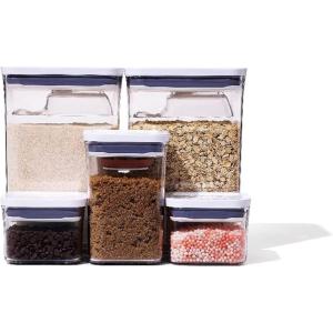 imageOXO Good Grips 8Piece Baking Essentials POP Container Set WhiteContainer