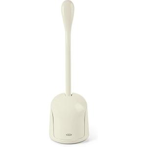 imageOXO Good Grips Compact Toilet Brush ampamp Canister  GrayBiscuit