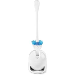 imageOXO Good Grips Compact Toilet Brush ampamp Canister  GrayWhite