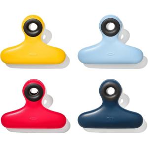 imageOXO Good Grips Magnetic HeavyDuty Clips  4 PieceAssorted Colors