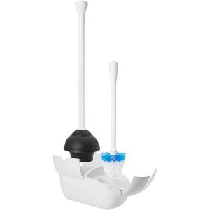 imageOXO Good Grips Set Toilet Brush ampamp Plunger Combo Natural rubber WhiteSet