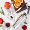 imageOXO SteeL Bottle Pourer Stainless Steel 4 OzSilver 1 Count Pack of 1Cocktail Shaker