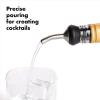 imageOXO SteeL Bottle Pourer Stainless Steel 4 OzSilver 1 Count Pack of 1Shot Pourer