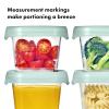 imageOXO Tot Baby Blocks Food Storage Containers Teal 6 ozOpal