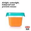 imageOXO Tot Baby Blocks Food Storage Containers Teal 6 ozTeal