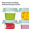 imageOXO Tot Baby Blocks Freezer Storage Containers 2 Oz  TealOpal