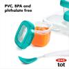 imageOXO Tot Baby Blocks Freezer Storage Containers 2 Oz  TealTeal