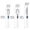 imageOXO Tot Cutlery Set for Big Kids  NavyNavy